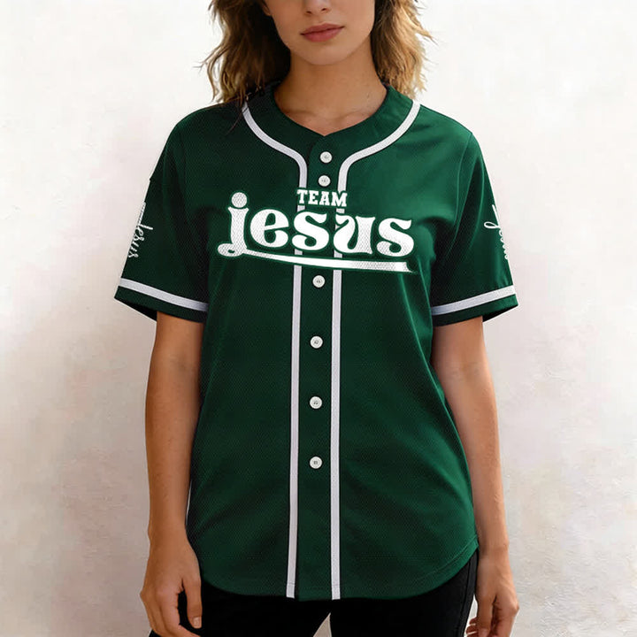 Christianartworkshop Bold Team Jesus Custom Name Number Unisex Custom Baseball Jersey - image 52