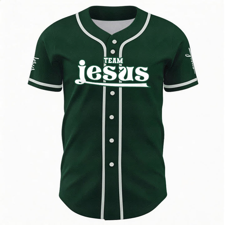 Christianartworkshop Bold Team Jesus Custom Name Number Unisex Custom Baseball Jersey - image 50
