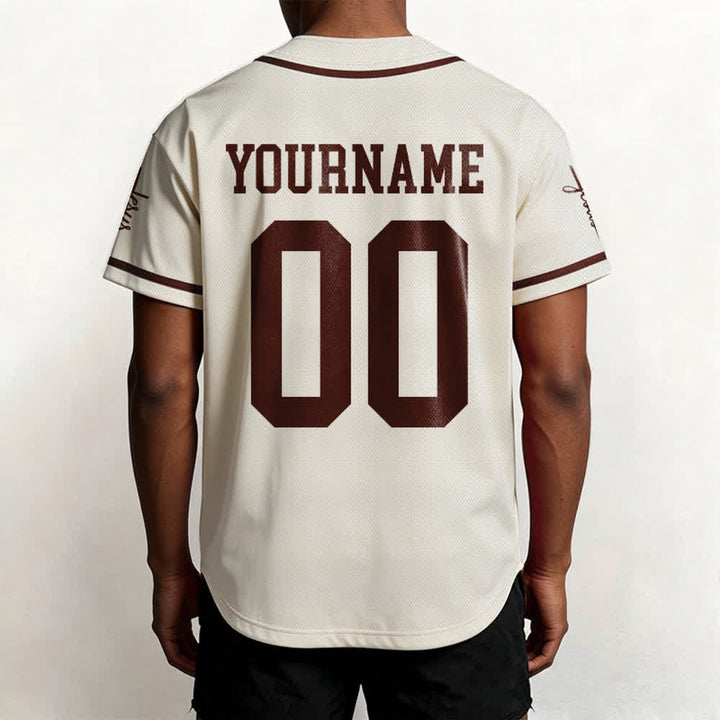Christianartworkshop Bold Team Jesus Custom Name Number Unisex Custom Baseball Jersey - image 63