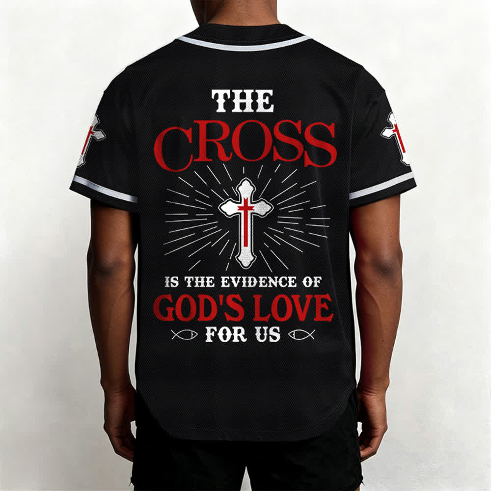 Christianartworkshop The Cross Is The Evidence Of God's Love Unisex Baseball Jersey - image 20