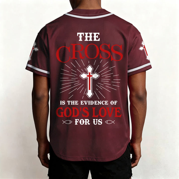 Christianartworkshop The Cross Is The Evidence Of God's Love Unisex Baseball Jersey - image 34