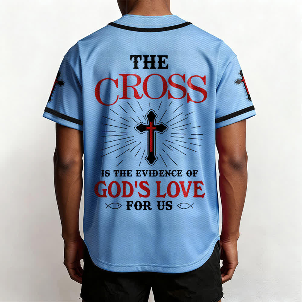 Christianartworkshop The Cross Is The Evidence Of God's Love Unisex Baseball Jersey - image 41
