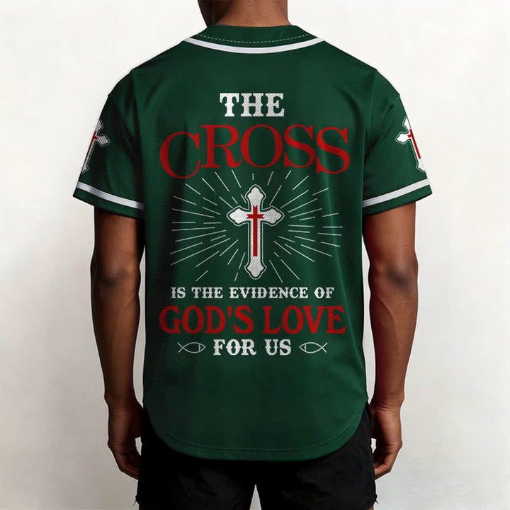 Christianartworkshop The Cross Is The Evidence Of God's Love Unisex Baseball Jersey - image 53