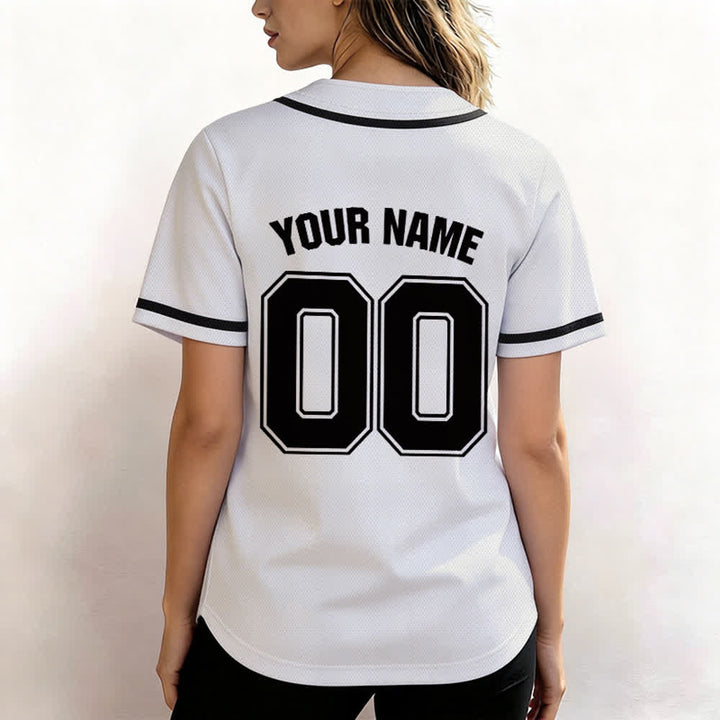 Christianartworkshop Faith Over Fear Custom Name Number Unisex Baseball Jersey - image 23