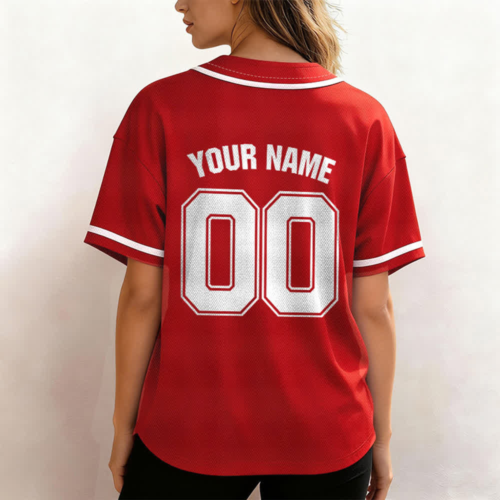 Christianartworkshop Faith Over Fear Custom Name Number Unisex Baseball Jersey - image 29