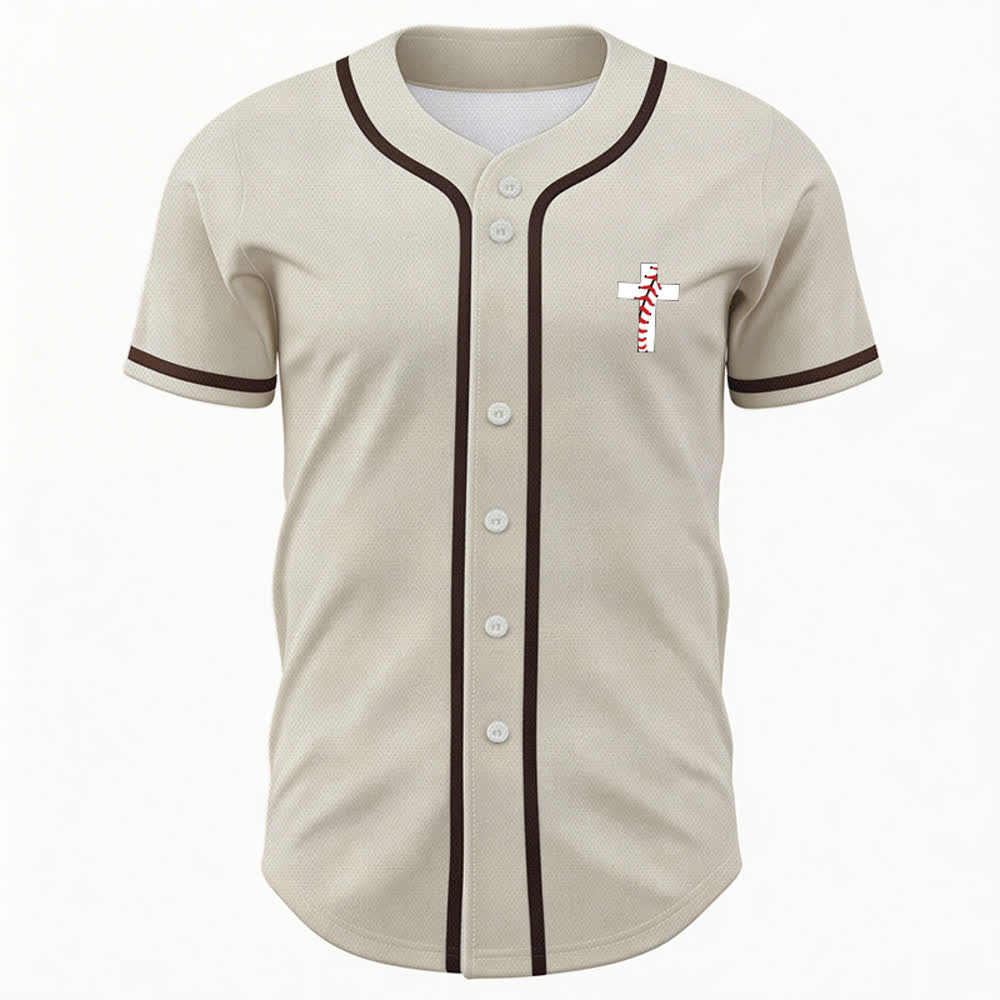 Christianartworkshop Philippians 4:13 I Can Do All Things Unisex Baseball Jersey - image 2