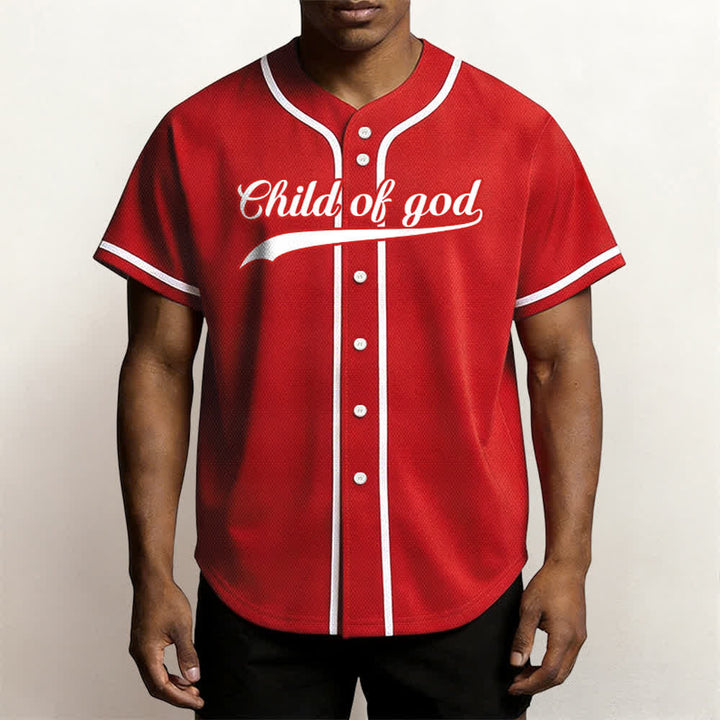 Christianartworkshop Child Of God Custom Name Number Unisex Baseball Jersey - image 28