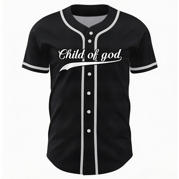 Christianartworkshop Child Of God Custom Name Number Unisex Baseball Jersey - image 34