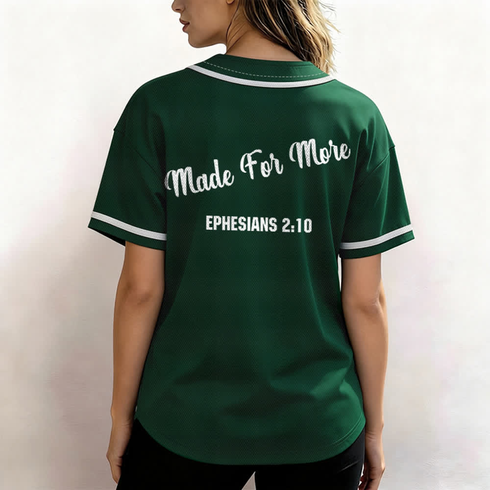 Christianartworkshop Made For More Ephesians 2:10 Unisex Baseball Jersey - image 47