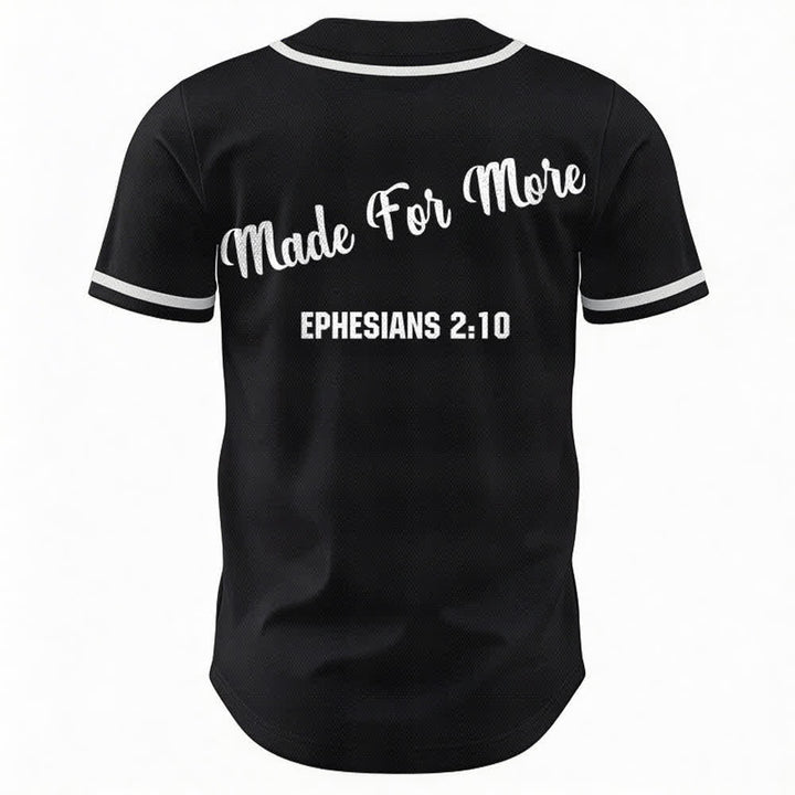 Christianartworkshop Made For More Ephesians 2:10 Unisex Baseball Jersey - image 15