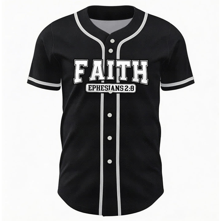 Christianartworkshop Faith Custom Name Number Baseball Jersey - image 26