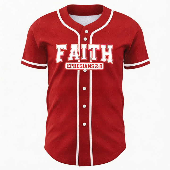 Christianartworkshop Faith Custom Name Number Baseball Jersey - image 34