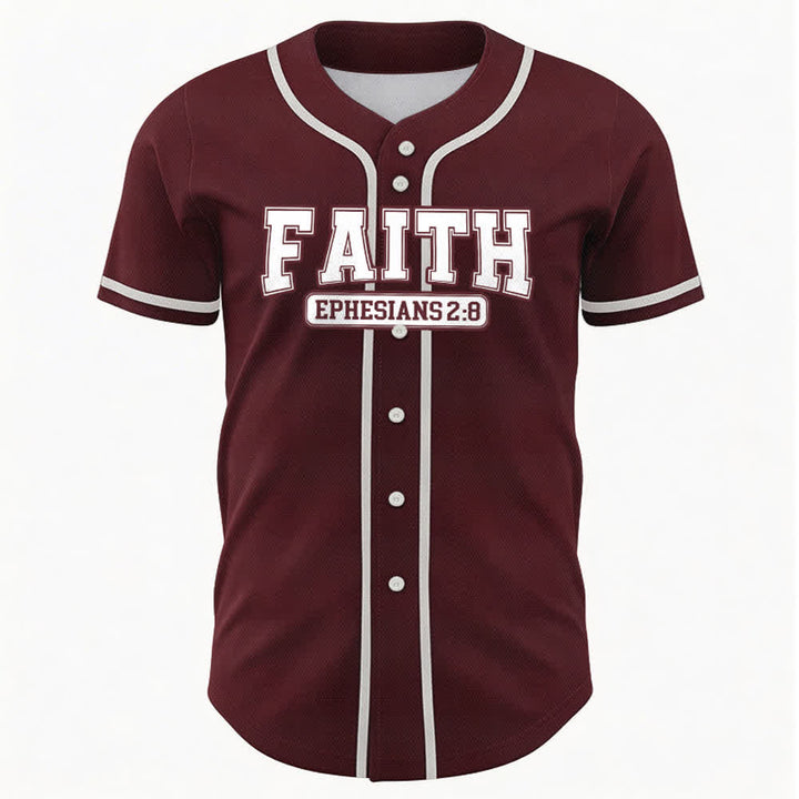 Christianartworkshop Faith Custom Name Number Baseball Jersey - image 42