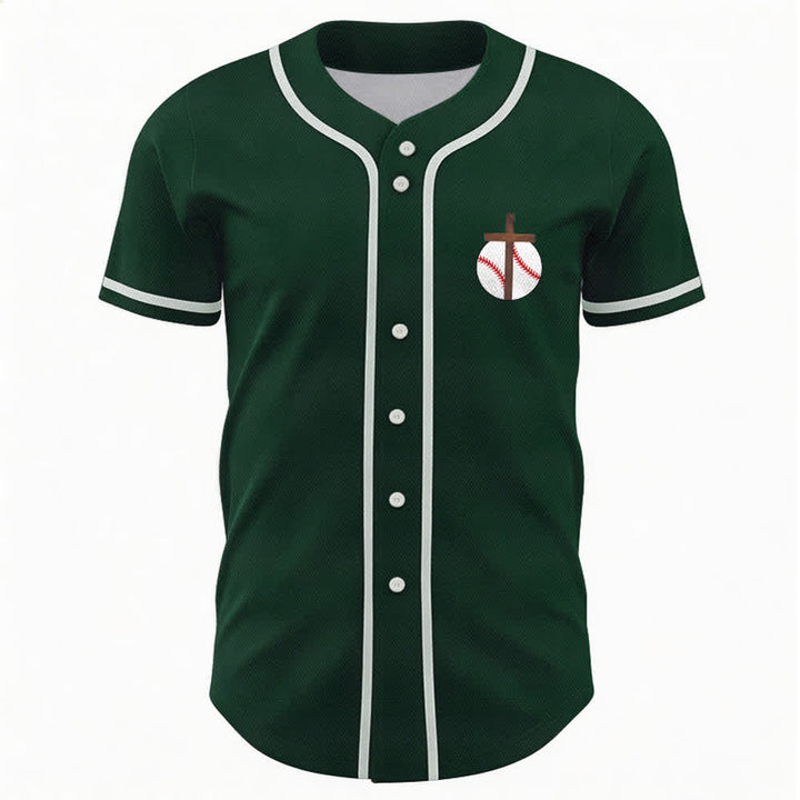 Christianartworkshop Philippians 4:13 Faith Baseball Jersey: Baseball Cross Motto Strength Devotion Athletic Shirt - image 51