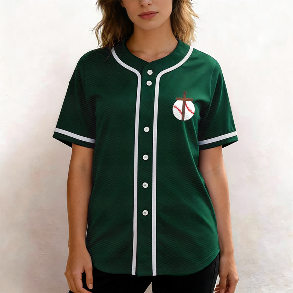 Christianartworkshop Philippians 4:13 Faith Baseball Jersey: Baseball Cross Motto Strength Devotion Athletic Shirt - image 53