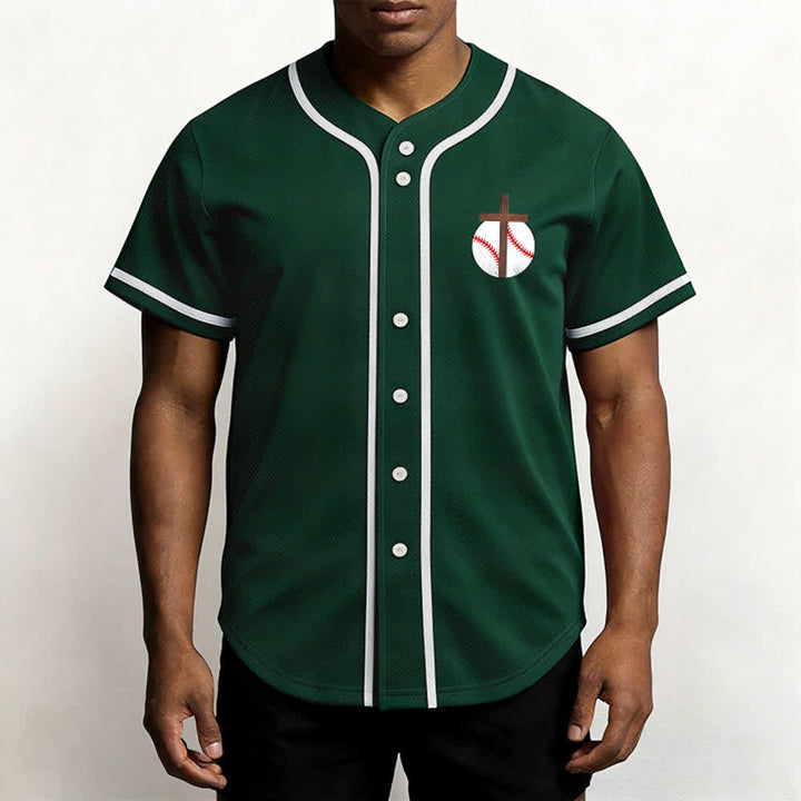 Christianartworkshop Philippians 4:13 Faith Baseball Jersey: Baseball Cross Motto Strength Devotion Athletic Shirt - image 55