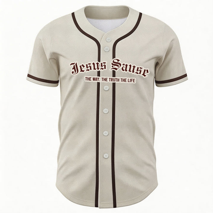 Christianartworkshop The Way The Truth The Life Faith Baseball Jersey - image 1