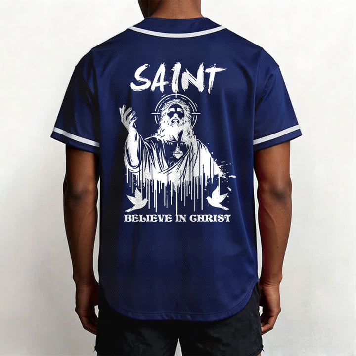 Christianartworkshop Saint Believe In Christ Unisex Baseball Jersey - image 38