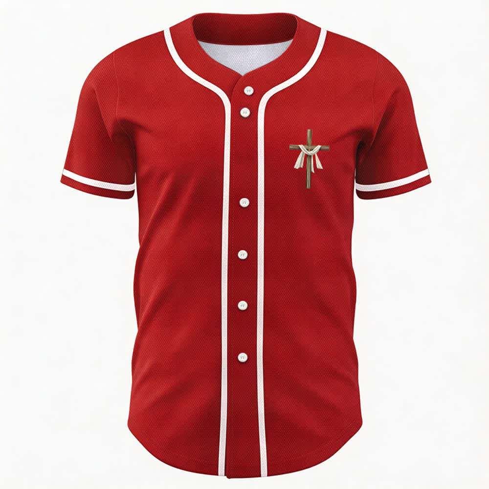 Christianartworkshop He Is Not Here He Is Risen Faith Unisex Baseball Jersey - image 23