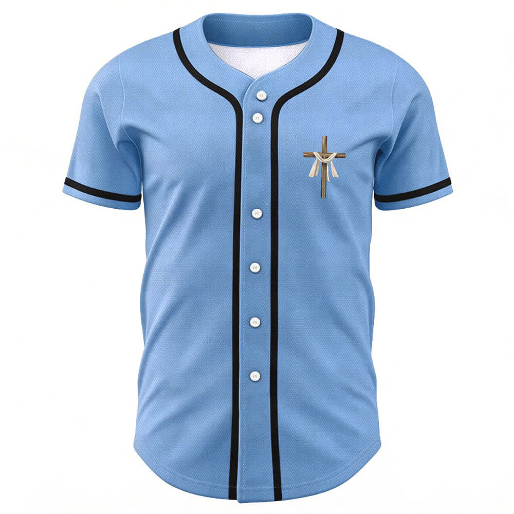 Christianartworkshop He Is Not Here He Is Risen Faith Unisex Baseball Jersey - image 37