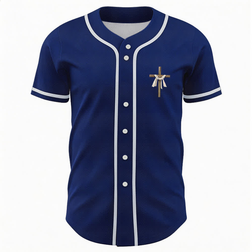 Christianartworkshop He Is Not Here He Is Risen Faith Unisex Baseball Jersey - image 51