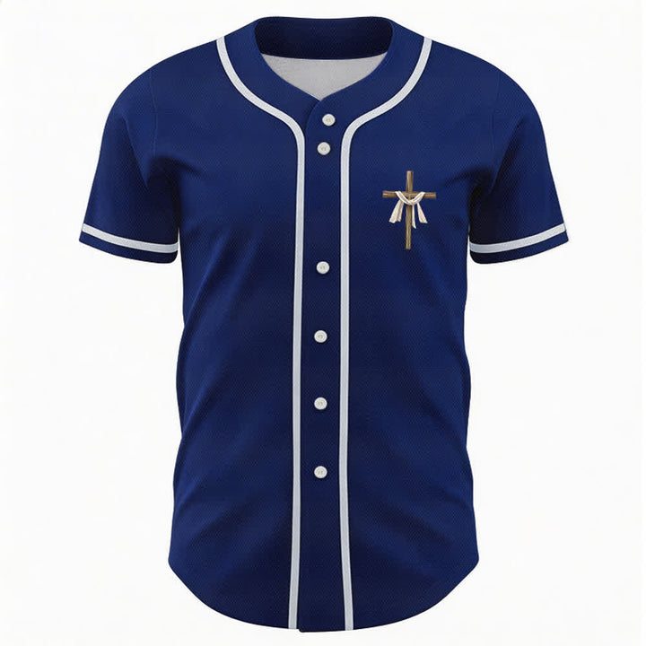 Christianartworkshop He Is Not Here He Is Risen Faith Unisex Baseball Jersey - image 51