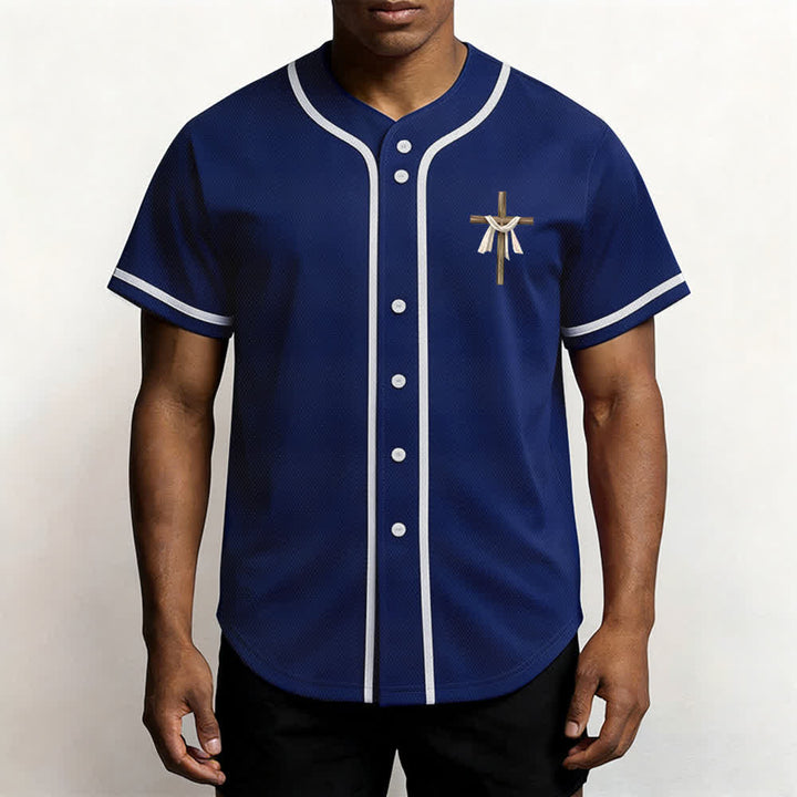 Christianartworkshop He Is Not Here He Is Risen Faith Unisex Baseball Jersey - image 53