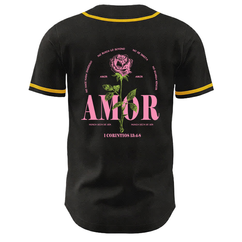 Christianartworkshop Faith Over Fear Lamb Skull Cross Christian Unisex Baseball Jersey - image 4