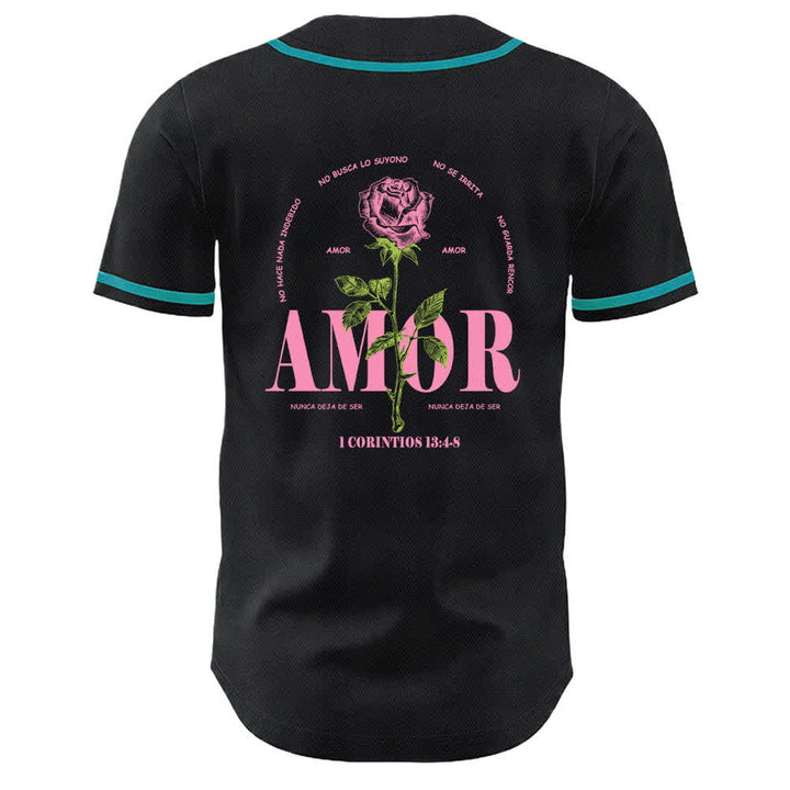 Christianartworkshop Faith Over Fear Lamb Skull Cross Christian Unisex Baseball Jersey - image 7