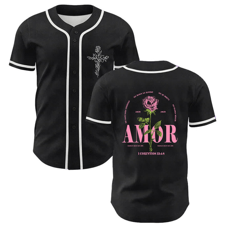 Christianartworkshop Faith Over Fear Lamb Skull Cross Christian Unisex Baseball Jersey - White - 5XL - image 12