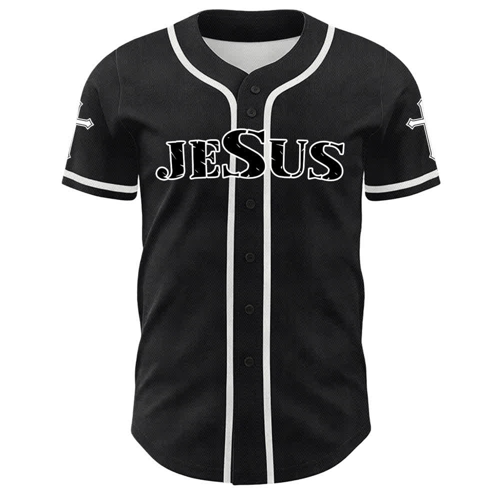 Christianartworkshop Jesus Virgin Mary Crucifix Cross Christian Unisex Baseball Jersey - image 29