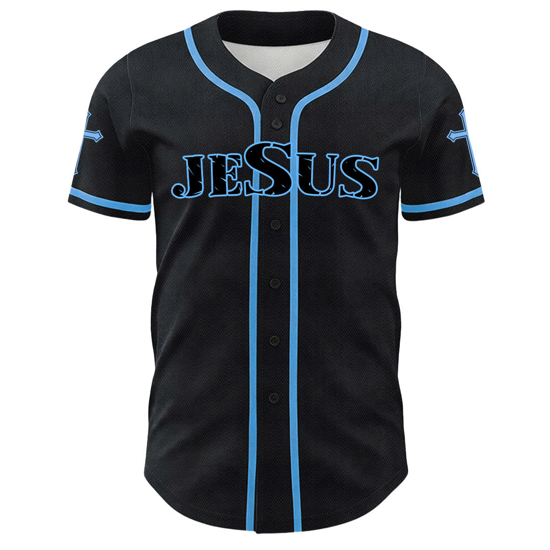 Christianartworkshop Jesus Virgin Mary Crucifix Cross Christian Unisex Baseball Jersey - image 14