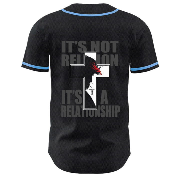 Christian Virgin Mary Jesus Crucifix Cross Graphic Baseball Jersey - image 16