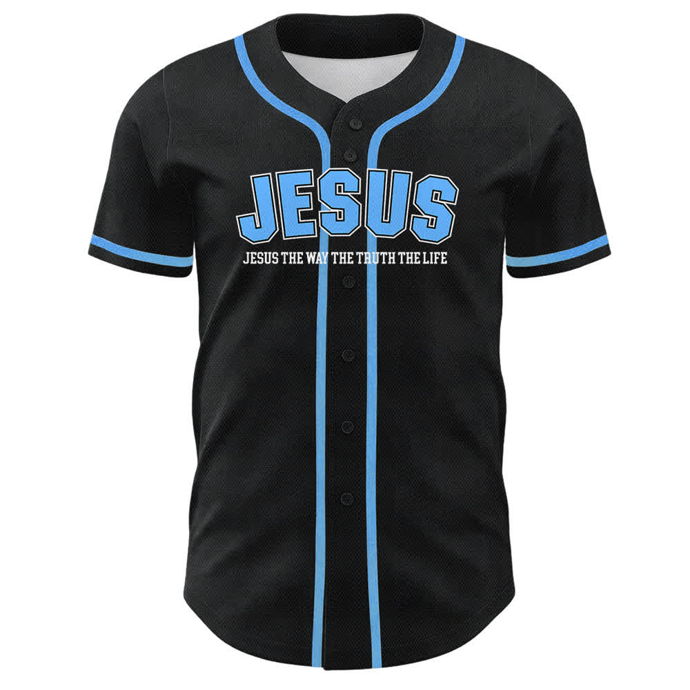 Christianartworkshop Jesus Psalm 23 The Lord Is My Shepherd Unisex Baseball Jersey - image 5