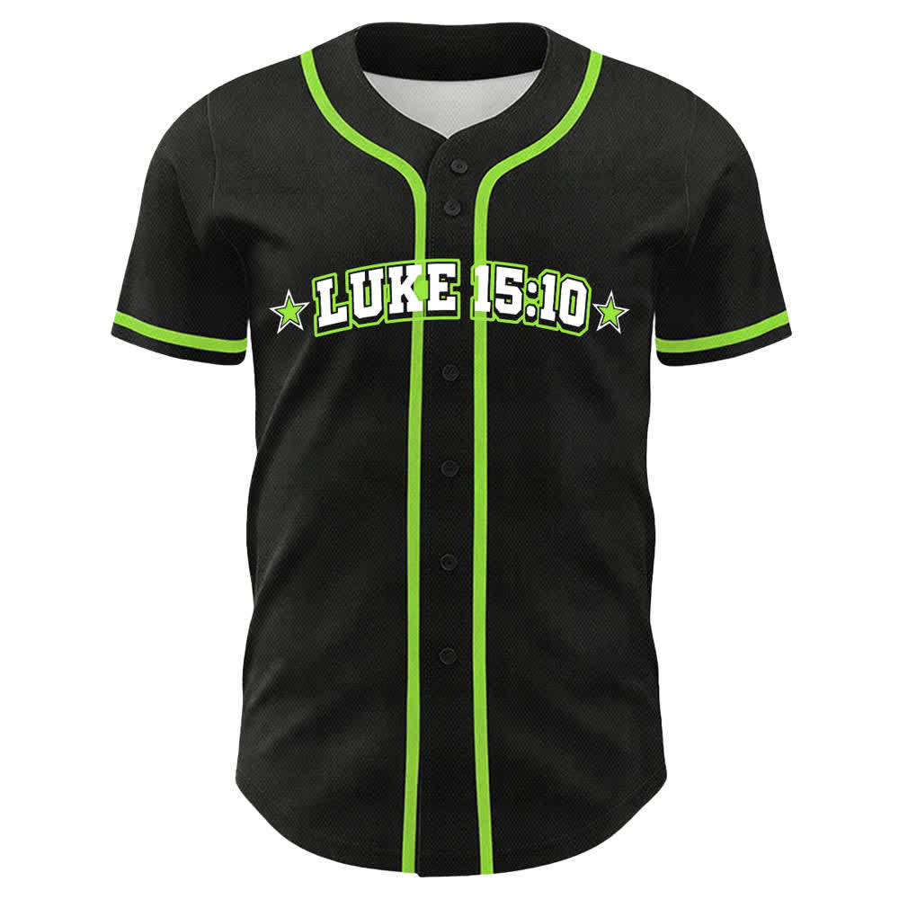 Christianartworkshop Luke 15:10 Found Sheep Baseball Jersey - image 8