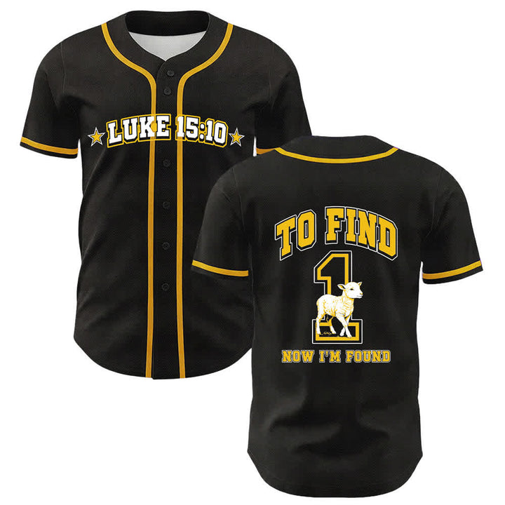 Christianartworkshop Luke 15:10 Found Sheep Baseball Jersey - Yellow - 5XL - image 24