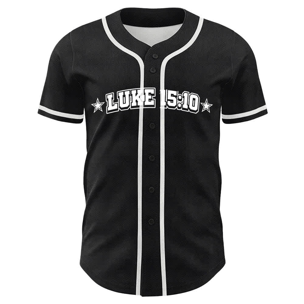 Christianartworkshop Luke 15:10 Found Sheep Baseball Jersey - image 5