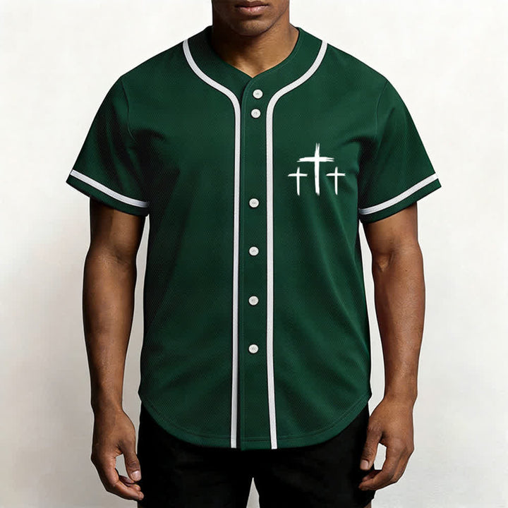 Christianartworkshop Faith Over Fear Contrast Trim Baseball Jersey - image 41