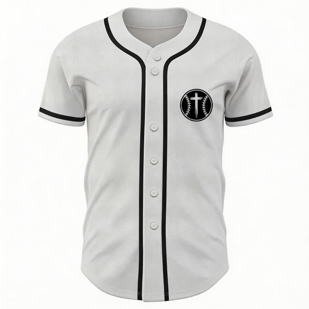 Christianartworkshop I CAN DO ALL THINGS THROUGH CHRIST Baseball Jersey - image 9