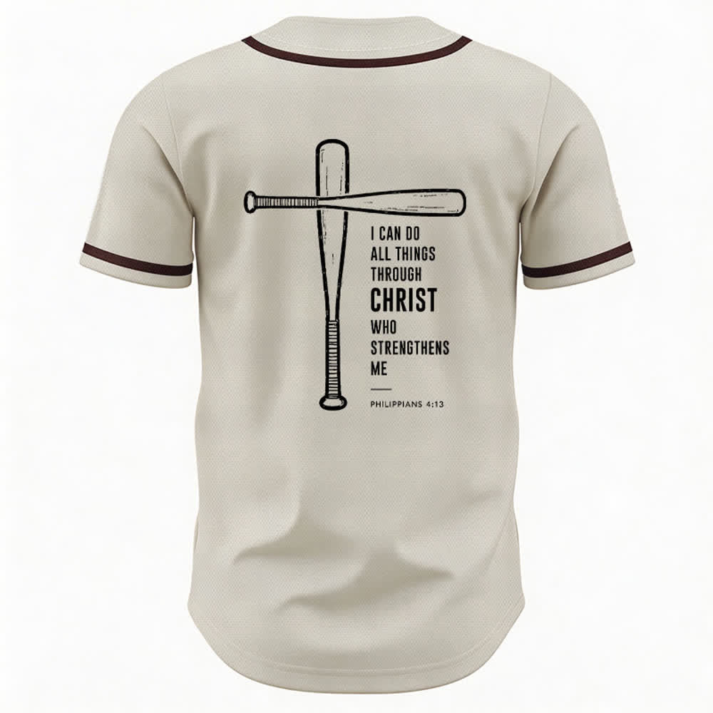 Christianartworkshop I CAN DO ALL THINGS THROUGH CHRIST Baseball Jersey - image 29