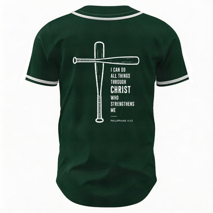 Christianartworkshop I CAN DO ALL THINGS THROUGH CHRIST Baseball Jersey - image 22