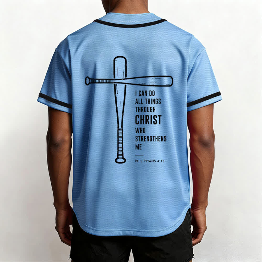 Christianartworkshop I CAN DO ALL THINGS THROUGH CHRIST Baseball Jersey - image 54