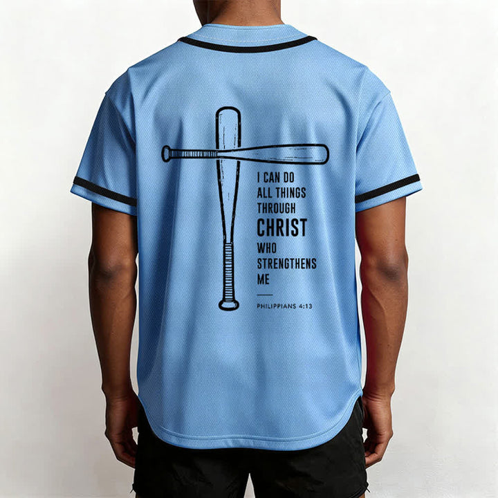 Christianartworkshop I CAN DO ALL THINGS THROUGH CHRIST Baseball Jersey - image 54