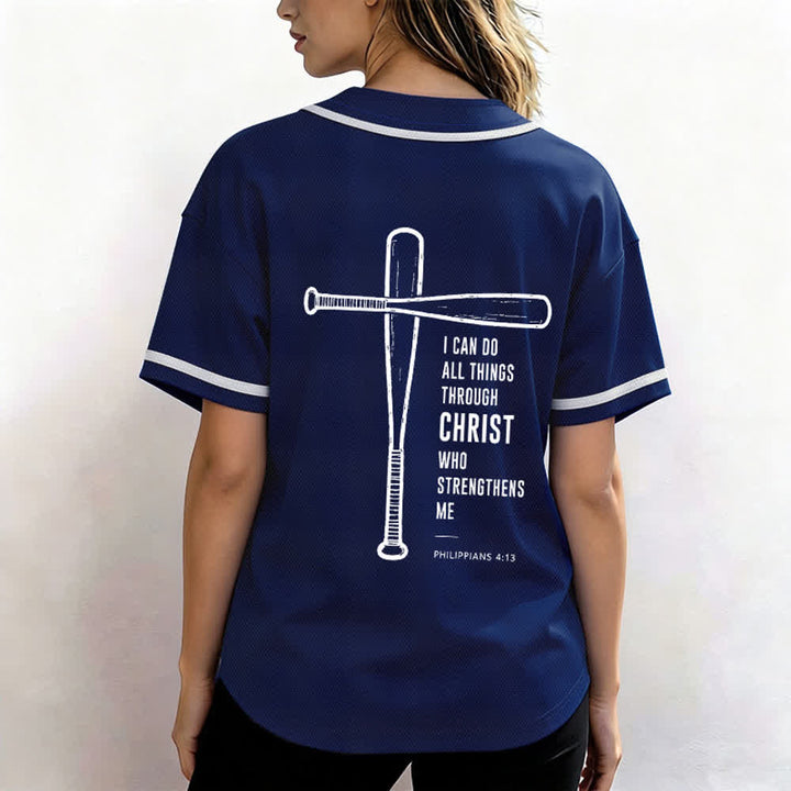 Christianartworkshop I CAN DO ALL THINGS THROUGH CHRIST Baseball Jersey - image 38