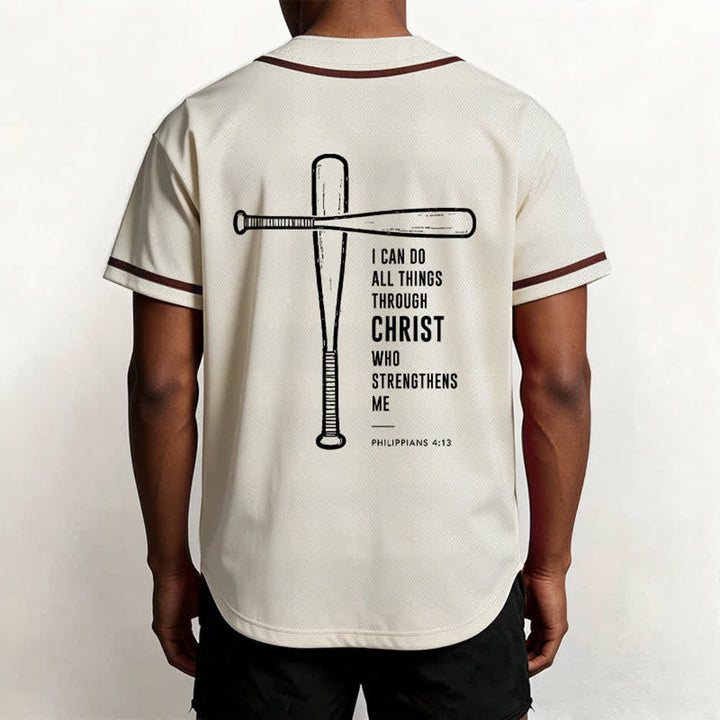 Christianartworkshop I CAN DO ALL THINGS THROUGH CHRIST Baseball Jersey - image 33