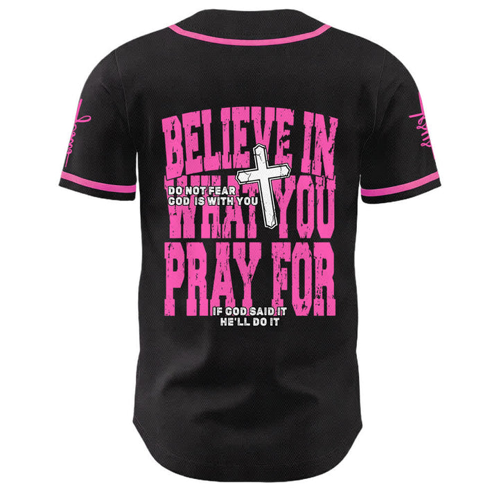 Christianartworkshop Jesus Black Red Button Up Baseball Jersey - image 13