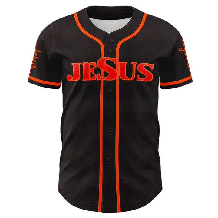 Christianartworkshop Jesus Cross Nail and Crown of Thorns Baseball Jersey - image 42