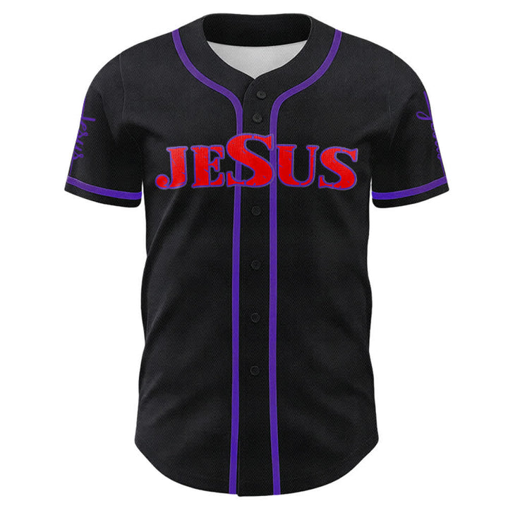 Christianartworkshop Jesus Cross Nail and Crown of Thorns Baseball Jersey - image 57