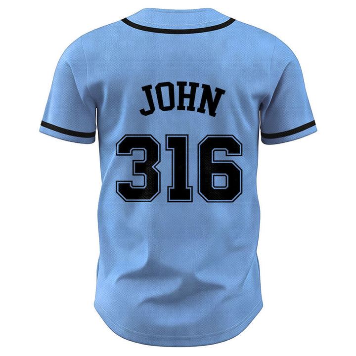 Christianartworkshop Sporty Team Jesus John 316 Inspirational Scripture Statement Unisex Baseball Jersey - image 37