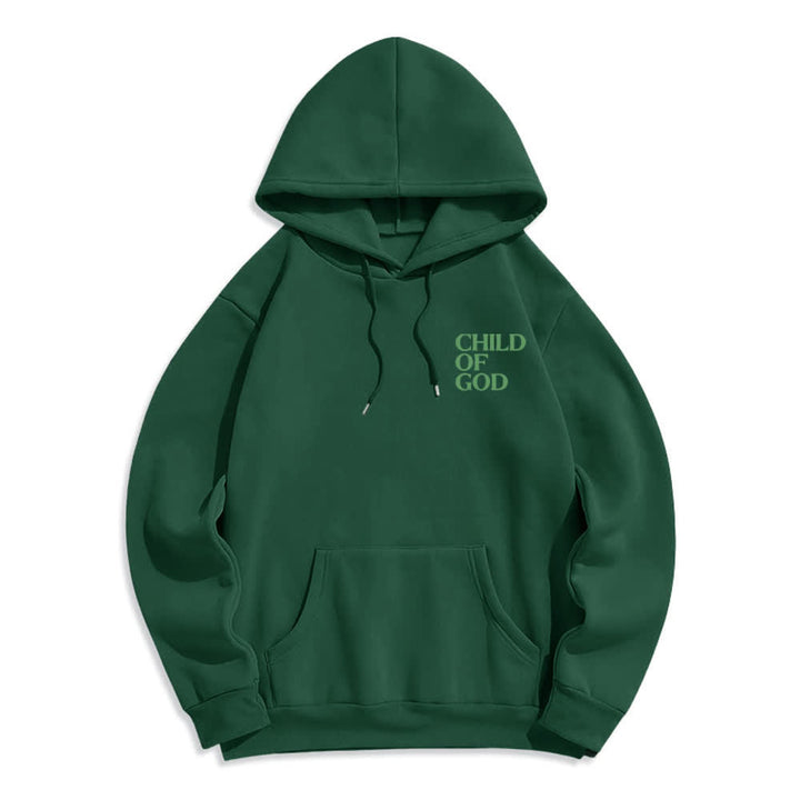 Christianartworkshop Child Of God Minimalist Statement Pullover Fleece Lined Polyester Hoodie - image 23